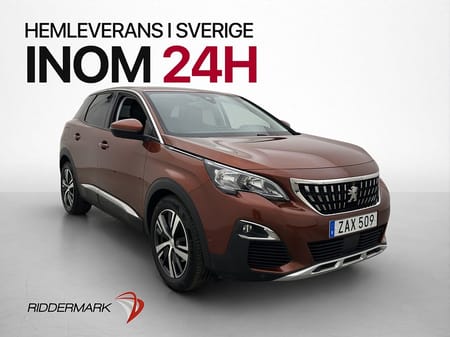 Peugeot 3008 131hk Allure Värmare Cockpit 360° CarPlay Drag