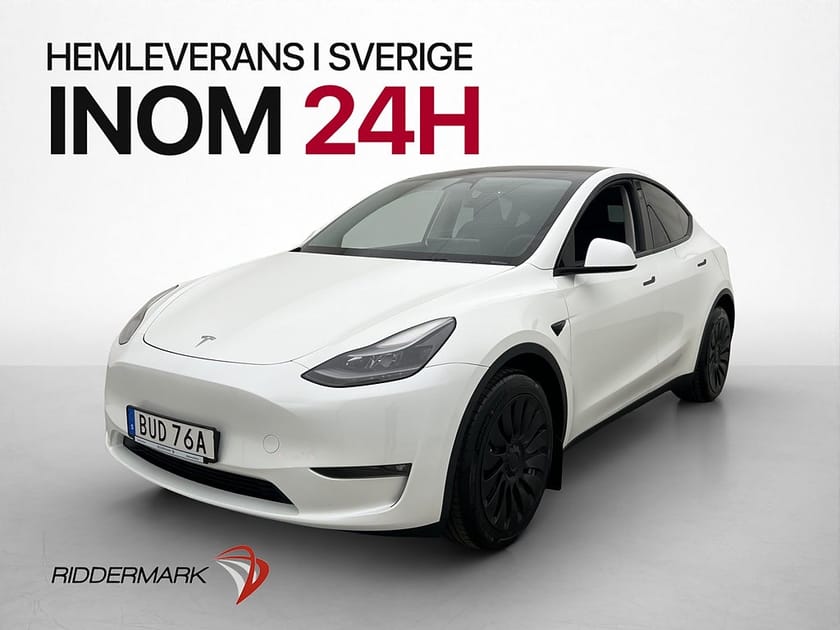 Bild 1 av Tesla Model Y Long Range AWD Pano Svensksåld Autopilot