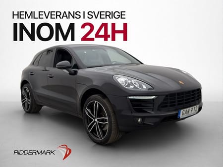 Porsche Macan S Diesel Värmare 14 Vägs Skinn BOSE Kamera PASM 258hk