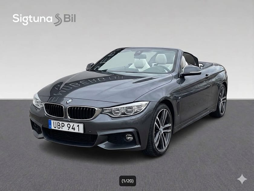 Bild 1 av BMW 430i Cabriolet Convertible M Sport / Läder / Harma Kardon