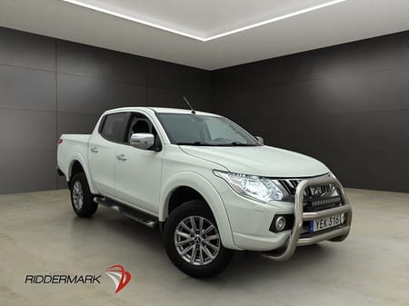 Mitsubishi L200 Dubbelhytt 2.4 4WD Business Dragkrok Kamera Skinn Moms