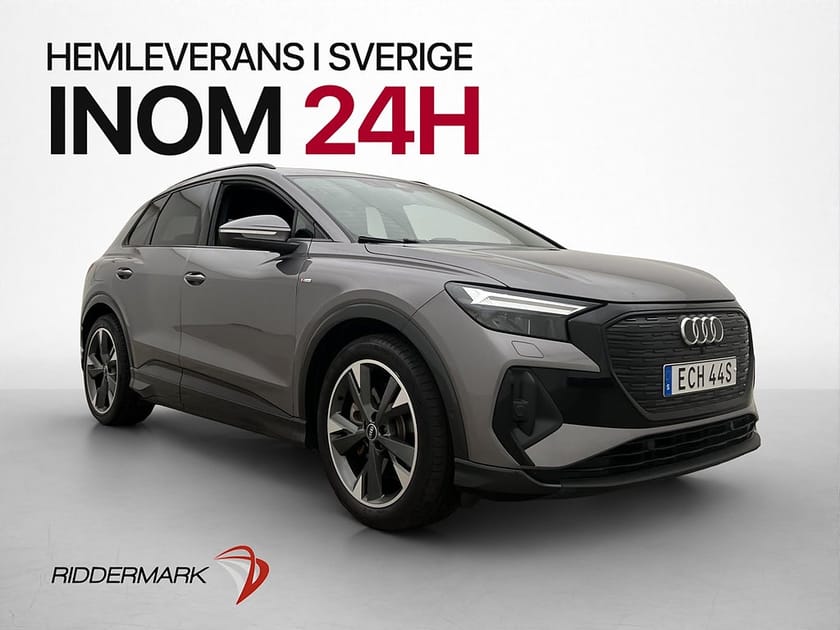 Bild 1 av Audi Q4 40 e-tron S-Line Svart-Optik Kamera Cockpit Drag