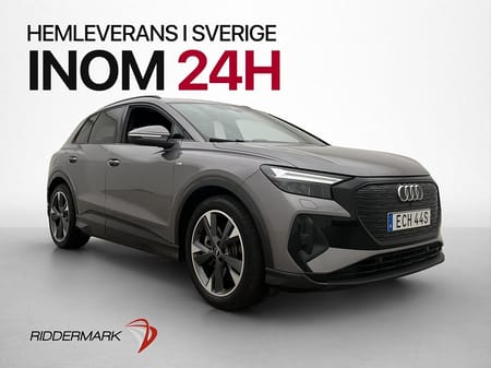 Audi Q4 40 e-tron S-Line Svart-Optik Kamera Cockpit Drag