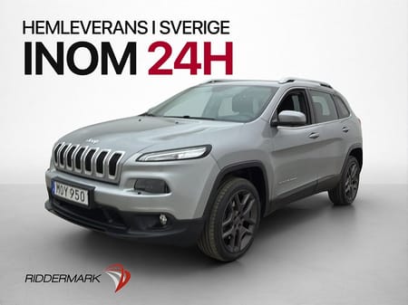 Jeep Cherokee 4WD 170hk P-Sensorer Elstol Rattvärme Dragkrok
