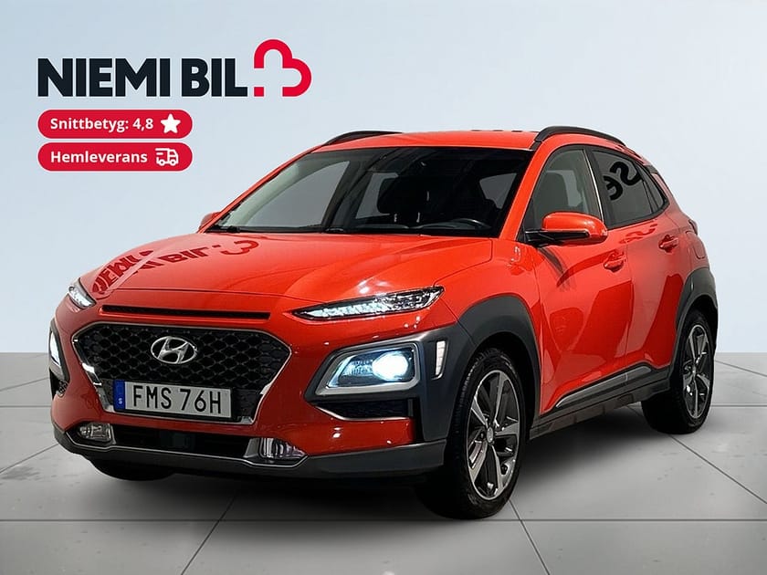 Bild 1 av Hyundai Kona 1.6 T-GDI AWD Premium Drag Kamera KRELL Psens HuD SoV