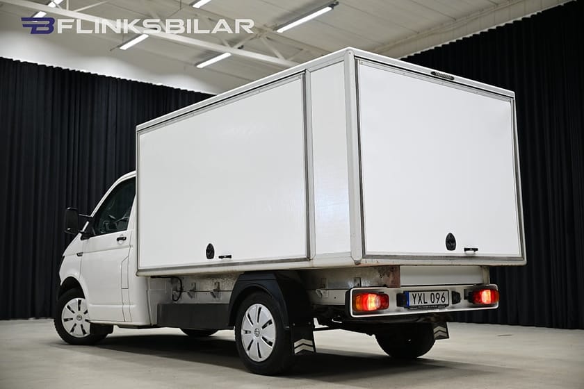 Bild 3 av Volkswagen Transporter Chassi Cab 102HK Kylbil Kåpa Värmare Moms