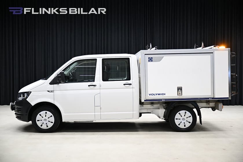 Bild 2 av Volkswagen Transporter Chassi Dubbelhytt 4Motion 150HK Dubbelhytt|Kåpa|Inredd|Inverter|Leasbar