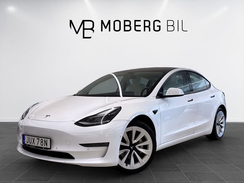 Bild 1 av Tesla Model 3 Long Range AWD 440hk Pano Skinn B-kamera Navi