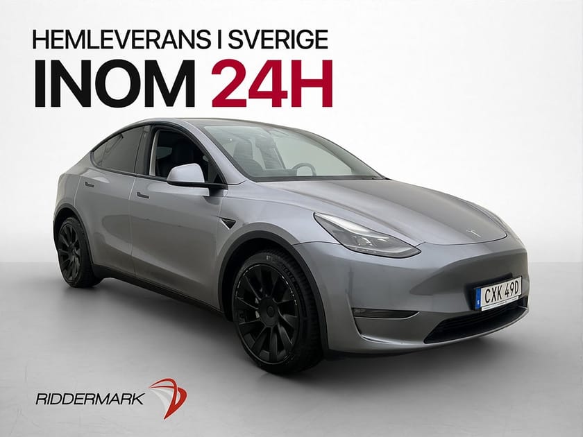 Bild 1 av Tesla Model Y Long Range AWD 514hk Drag Panorama AutoPilot