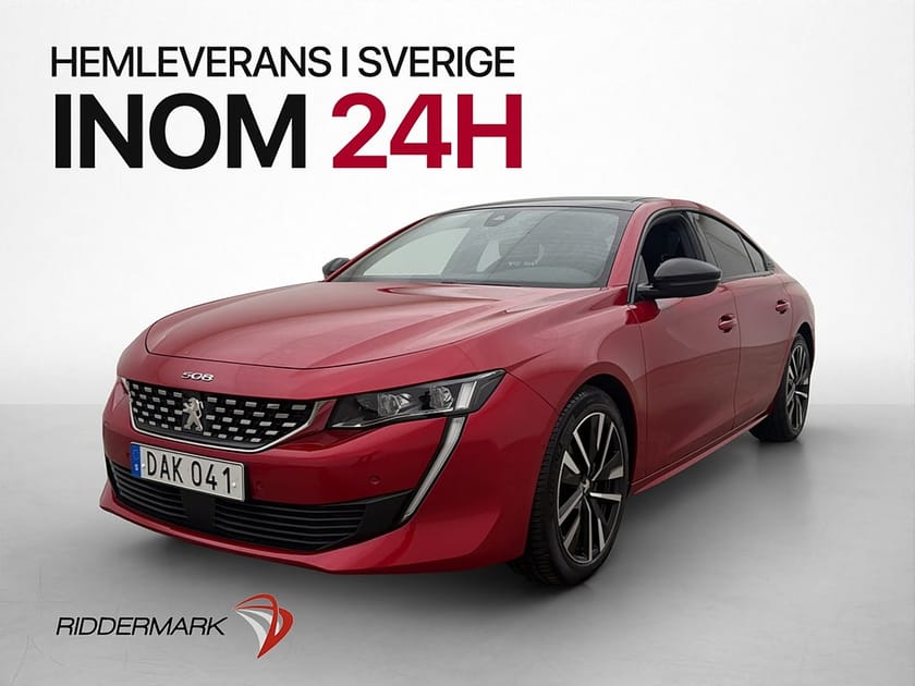 Bild 1 av Peugeot 508 GT 1.6 225hk Panorama Focal Navi 360° Drag