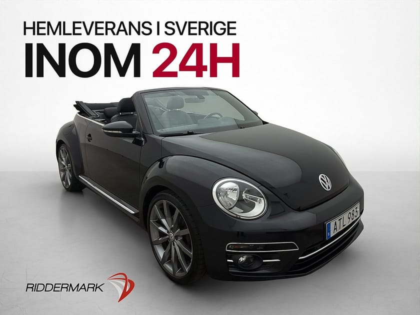 Bild 1 av Volkswagen Beetle Cabriolet TSI 150hk Premium Fender Skinn