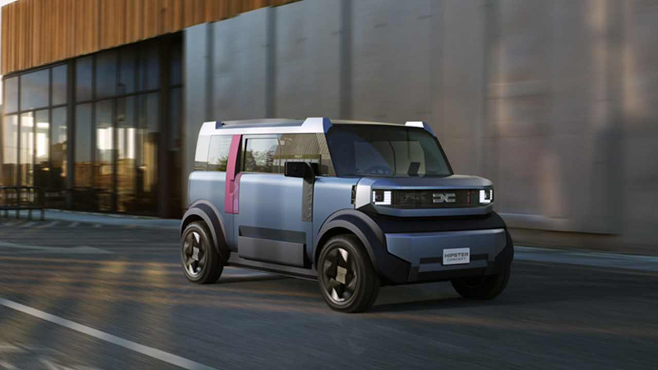 Nya prisvärda Dacia Hipster Concept banar väg för den enkla elbilen
