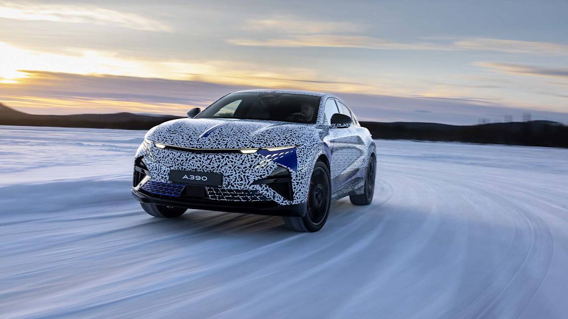 Nya Alpine A390 finslipas i lappland