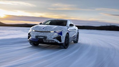 Nya Alpine A390 finslipas i lappland