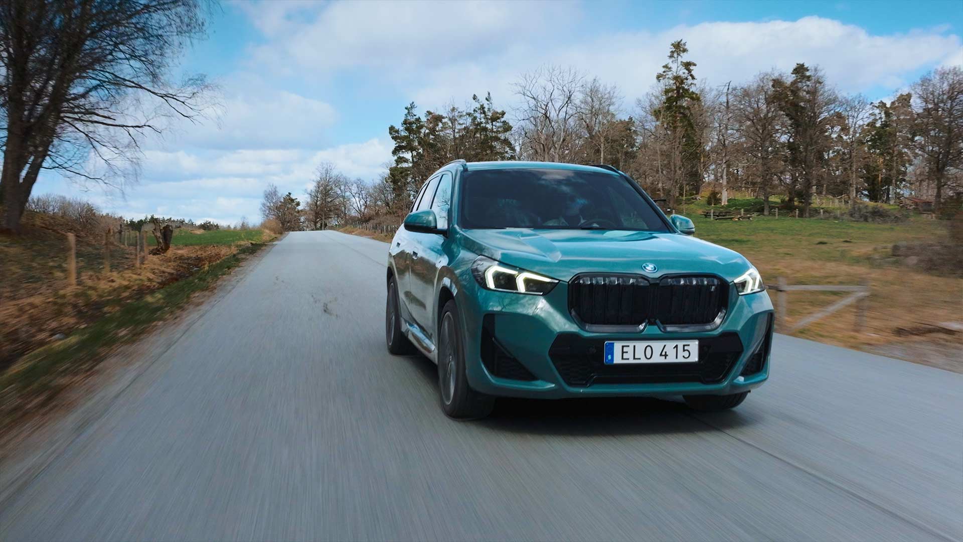 Provkörning av av BMW iX1