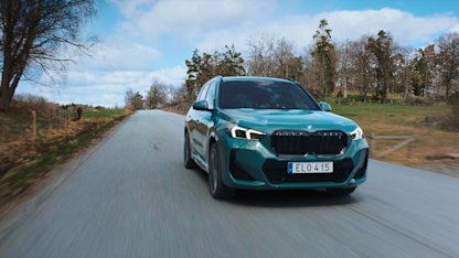 Provkörning av av BMW iX1