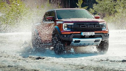 Provkörning av Ford Ranger Raptor
