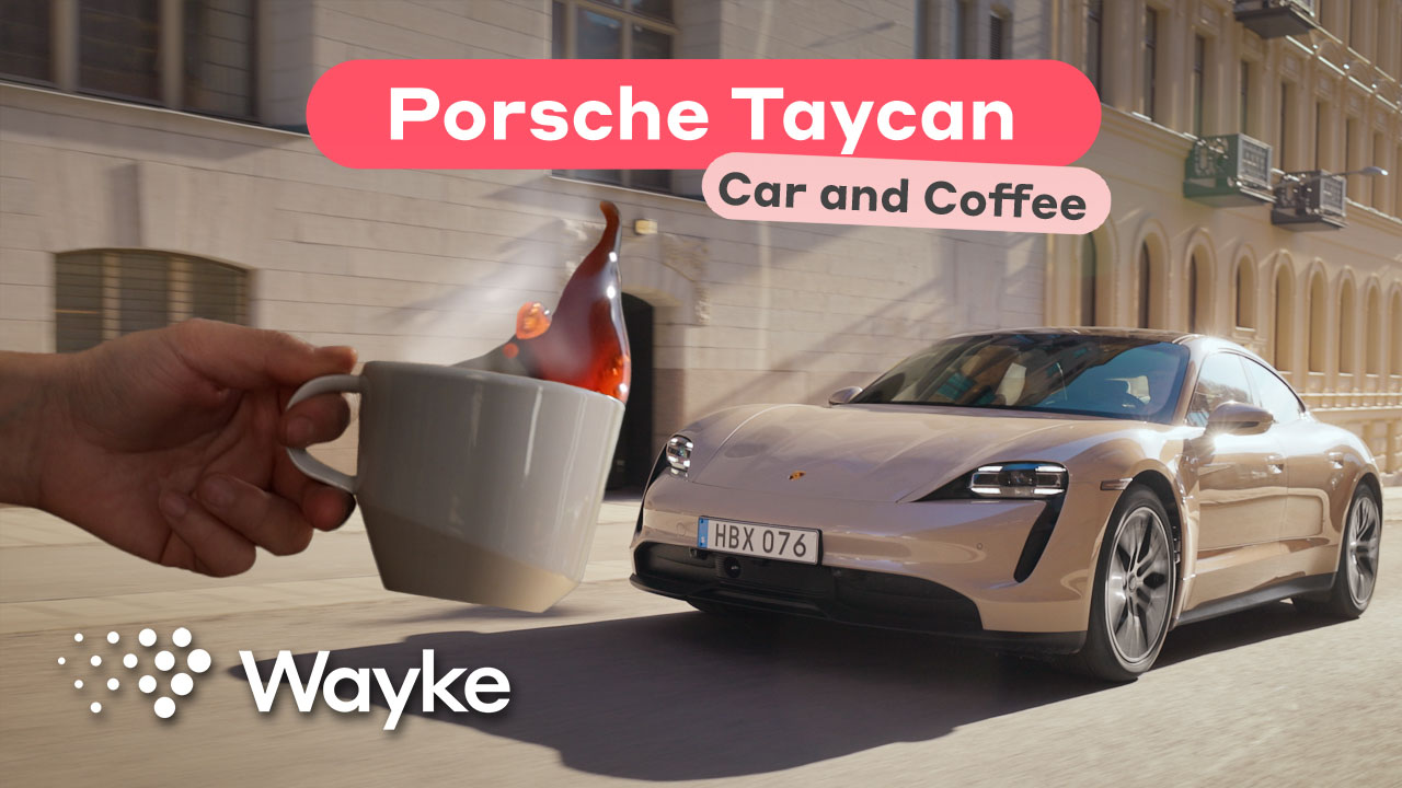 Provkörning av Porsche Taycan 2021