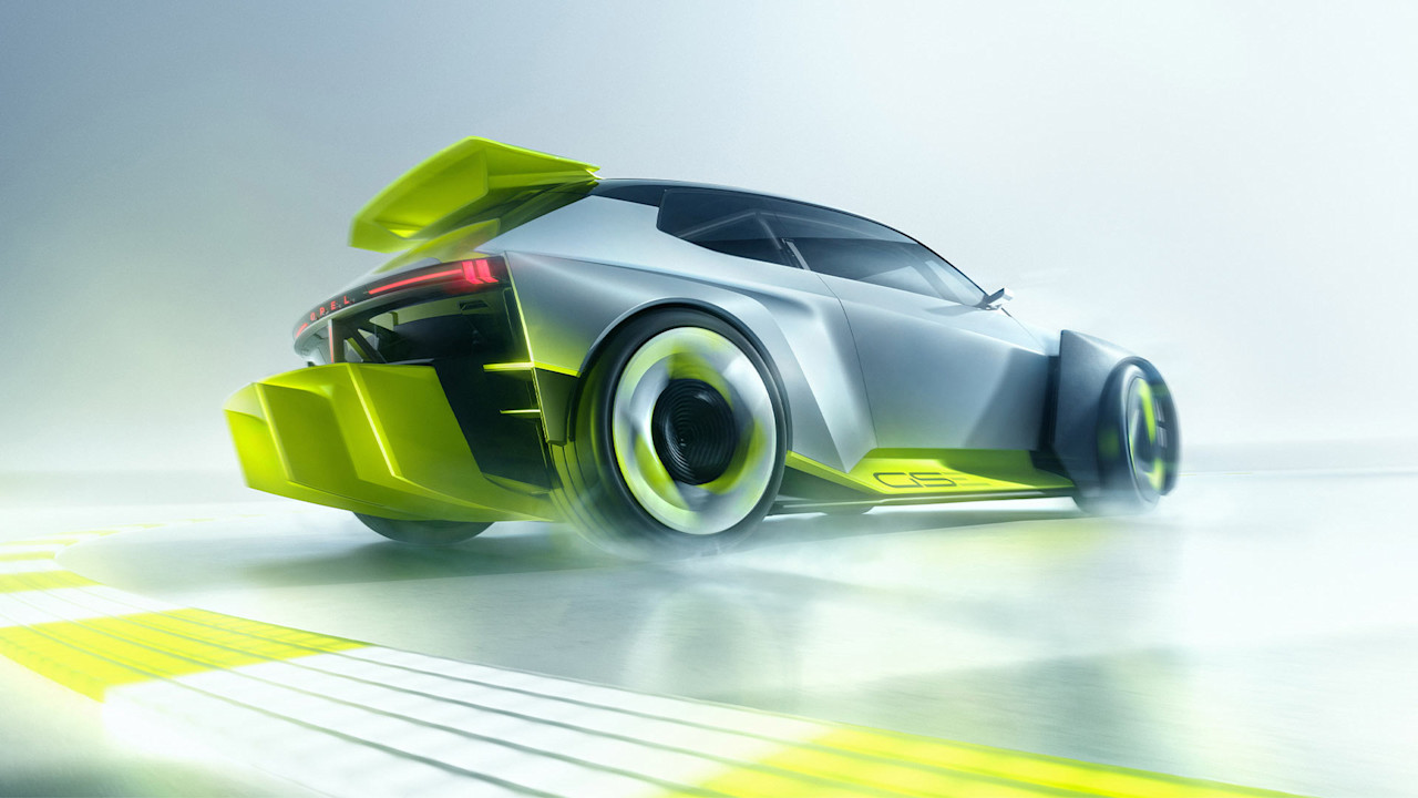 så ser nya Opel Corsa GSE Vision Gran Turismo ut