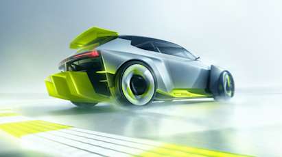 så ser nya Opel Corsa GSE Vision Gran Turismo ut