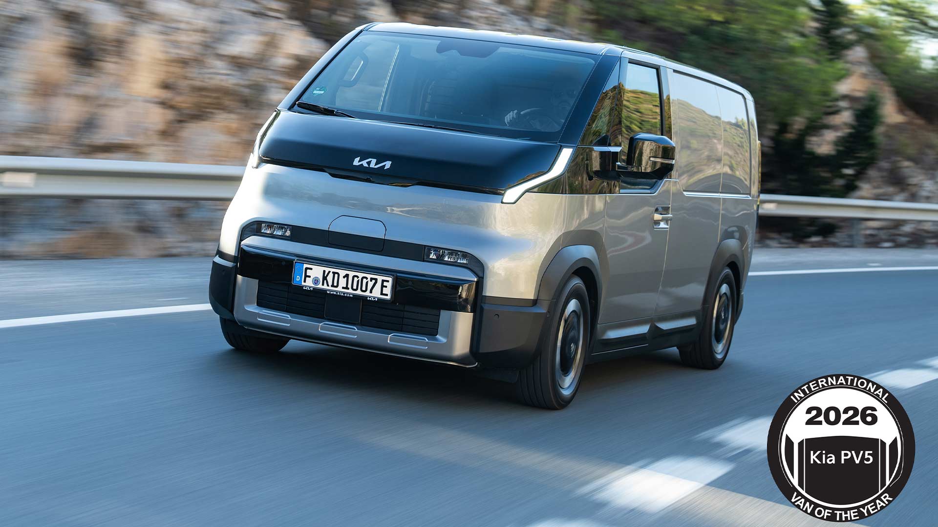 Kia PV5 utsedd till 2026 års bästa transportbil