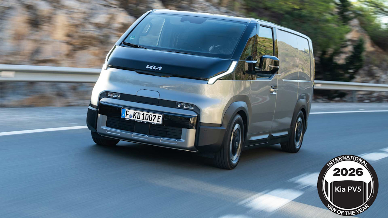Kia PV5 utsedd till 2026 års bästa transportbil