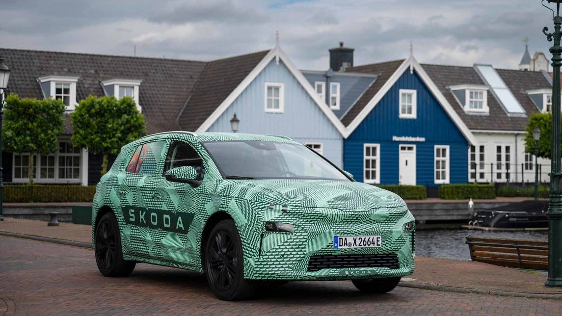 Här är nya Skoda Elroq – världspremiär i höst