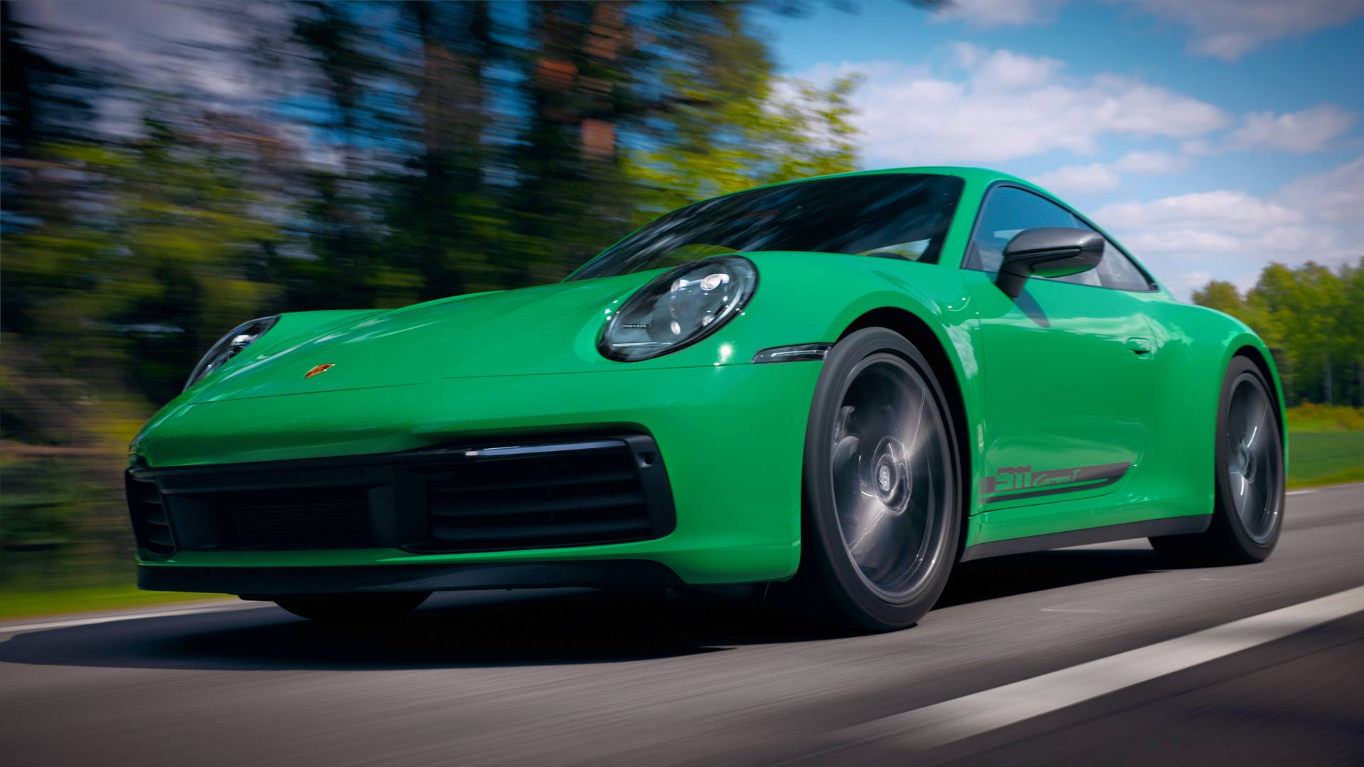 Provkörning av Porsche 911 Carrera T