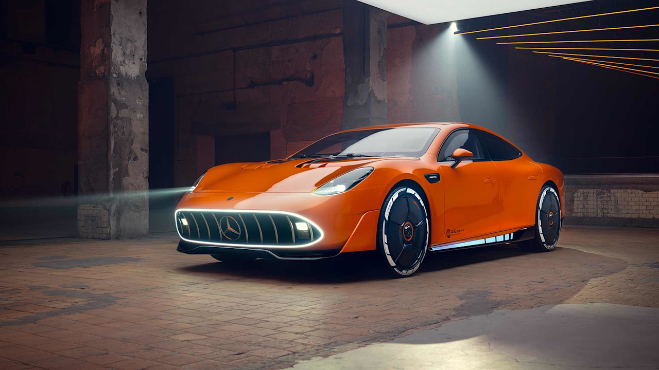 Mercedes-AMG:s nya CONCEPT AMG GT XX är märkets mest kraftfulla elbil hittills