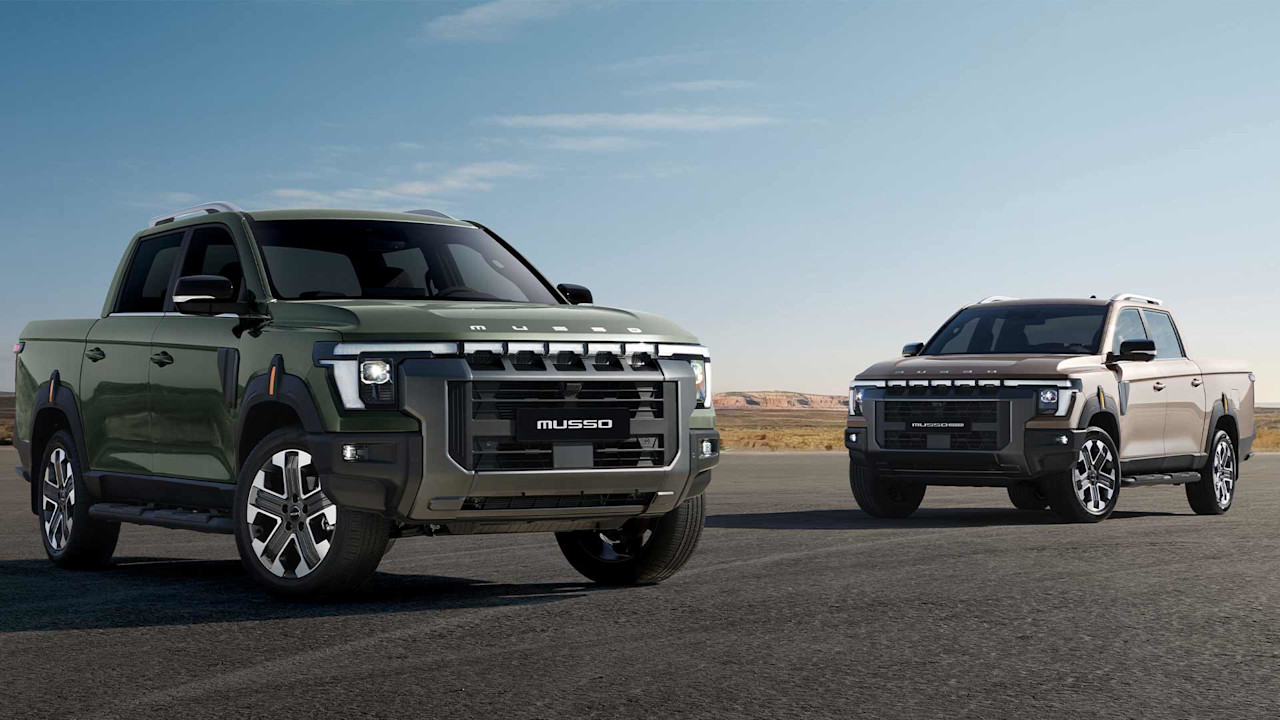 Här är nya pickupen KGM Musso Grand