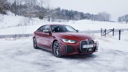 Provkörning av BMW i4 M50