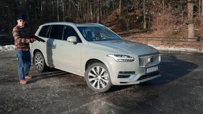 Provkörning Volvo XC90 T8