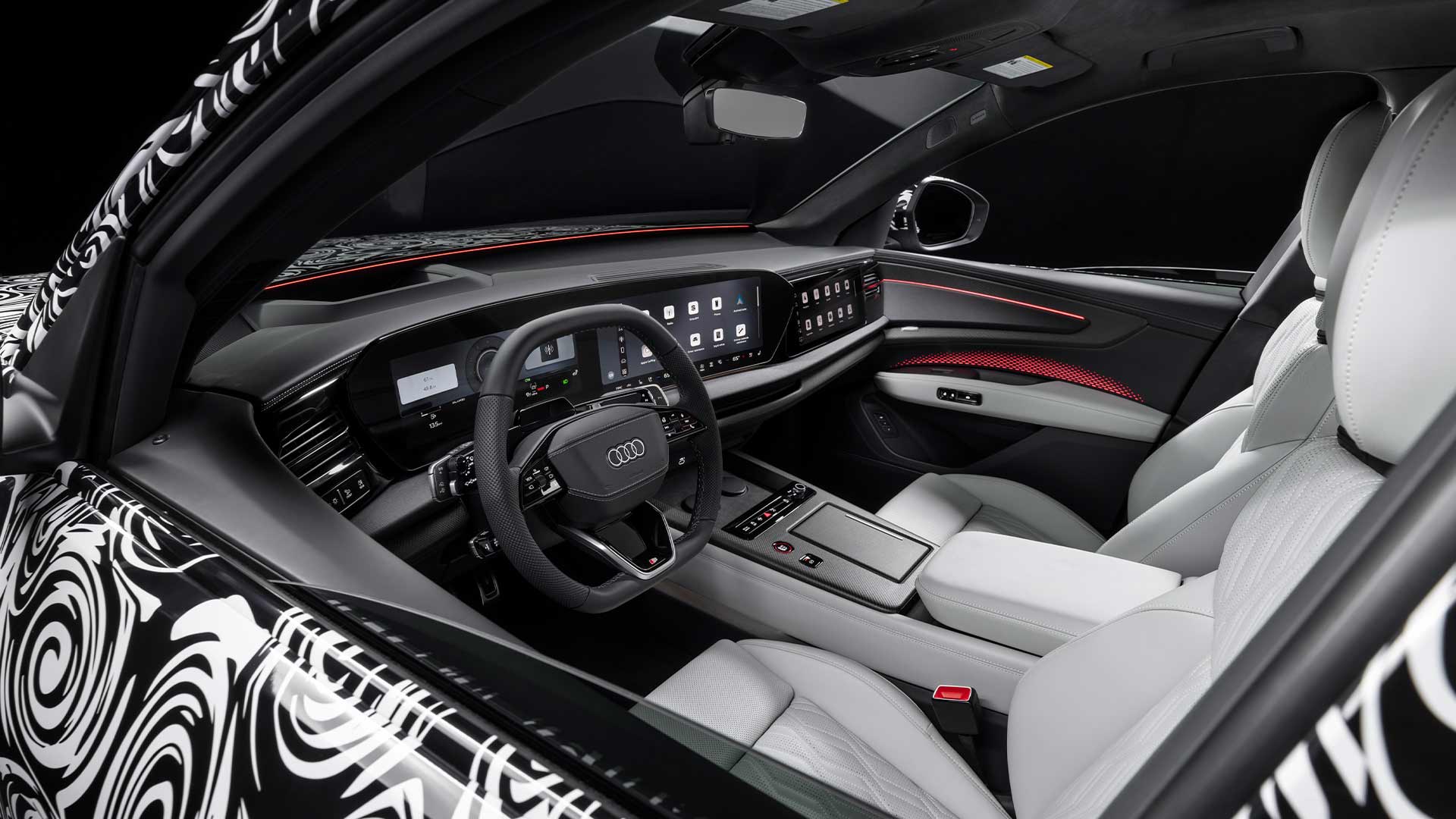 Audi Q9 - En första blick på interiören