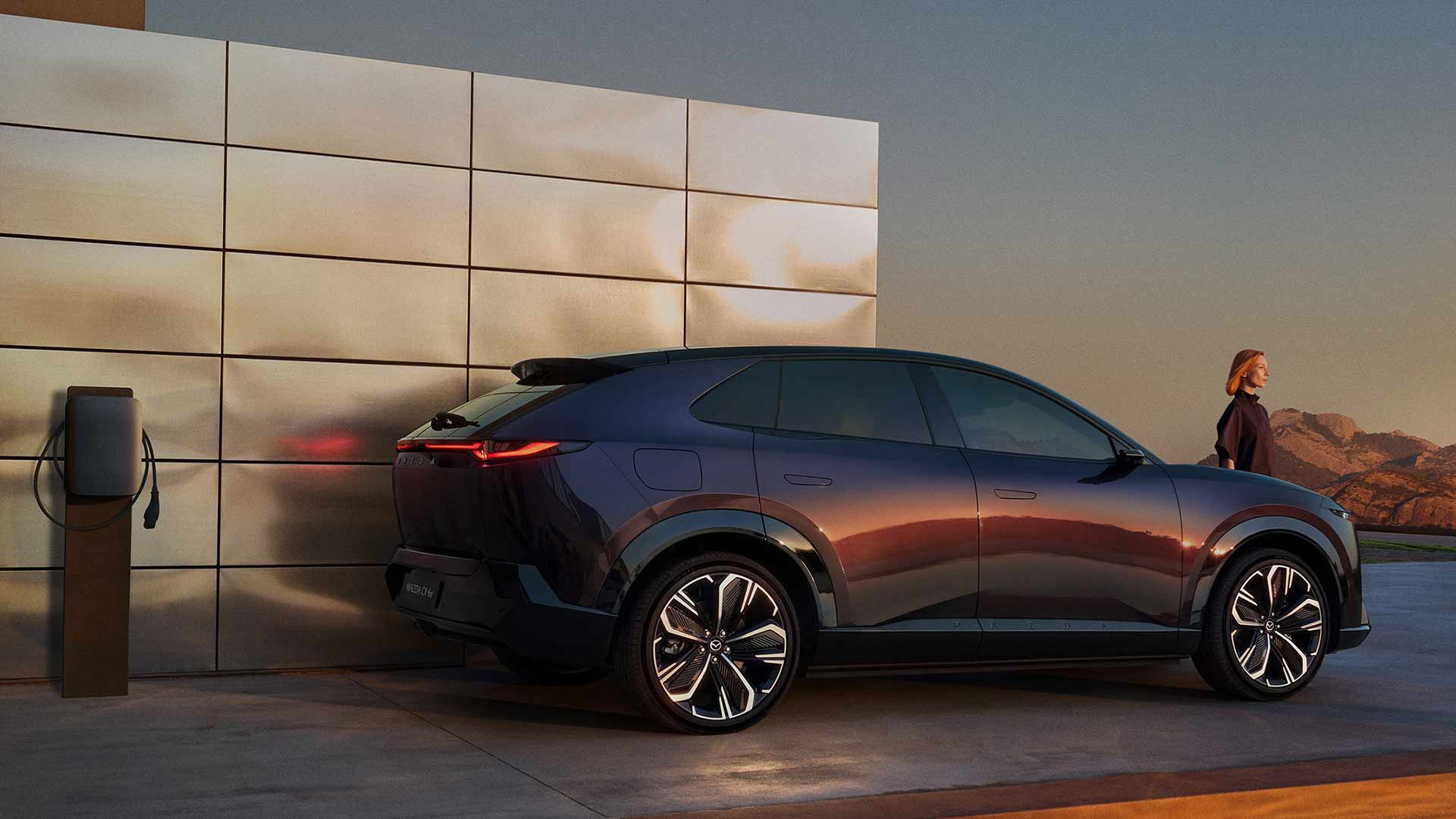Utvald bild för Svenska priserna spikade för nya el-SUV:en Mazda CX-6e