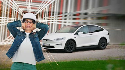 Provkörning av Tesla Model X