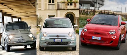 Ikoniska Fiat 500 har fyllt 67 år 