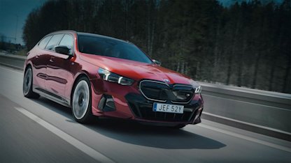 Provkörning av BMW i5 M60 Touring
