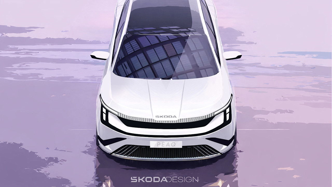 Skoda Peaq: Här är de första designskisserna på nya el-SUV:en