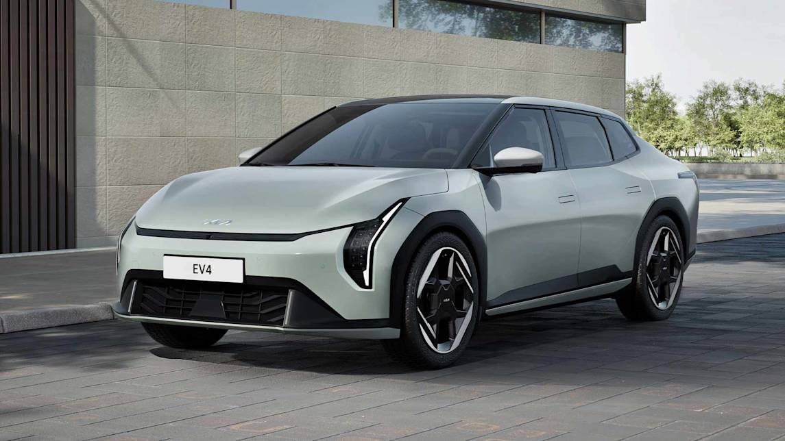 Kia visar upp nya EV4 nu på söndag 