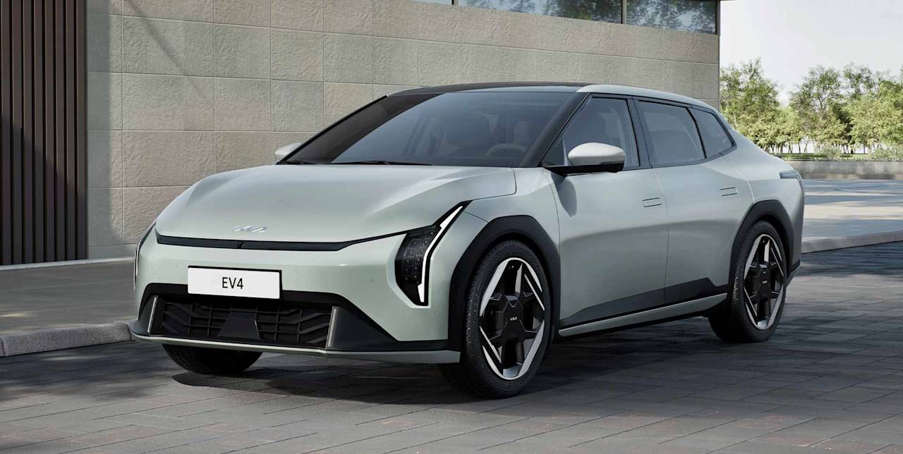 Kia visar upp nya EV4 nu på söndag