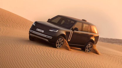 Range Rover Electric genomgår tester i extrem ökenhetta