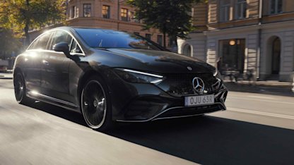 Provkörning av Mercedes EQE 350+