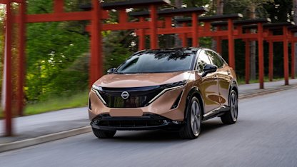 Provkörning av Nissan Ariya