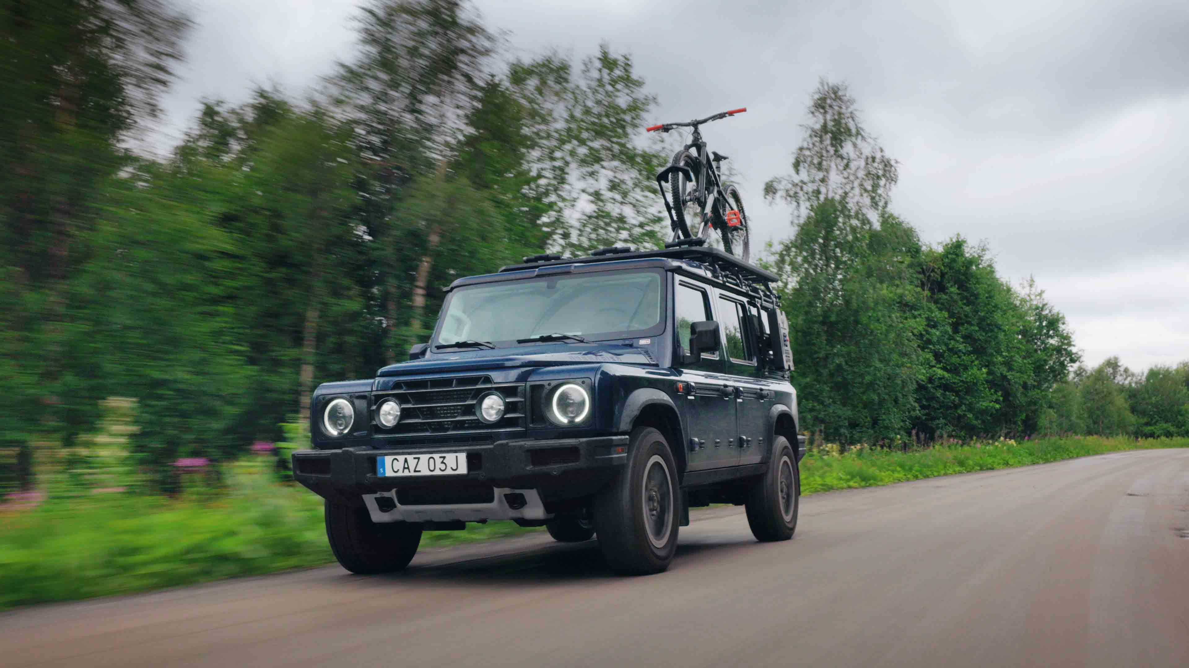 Provkörning av Ineos Grenadier
