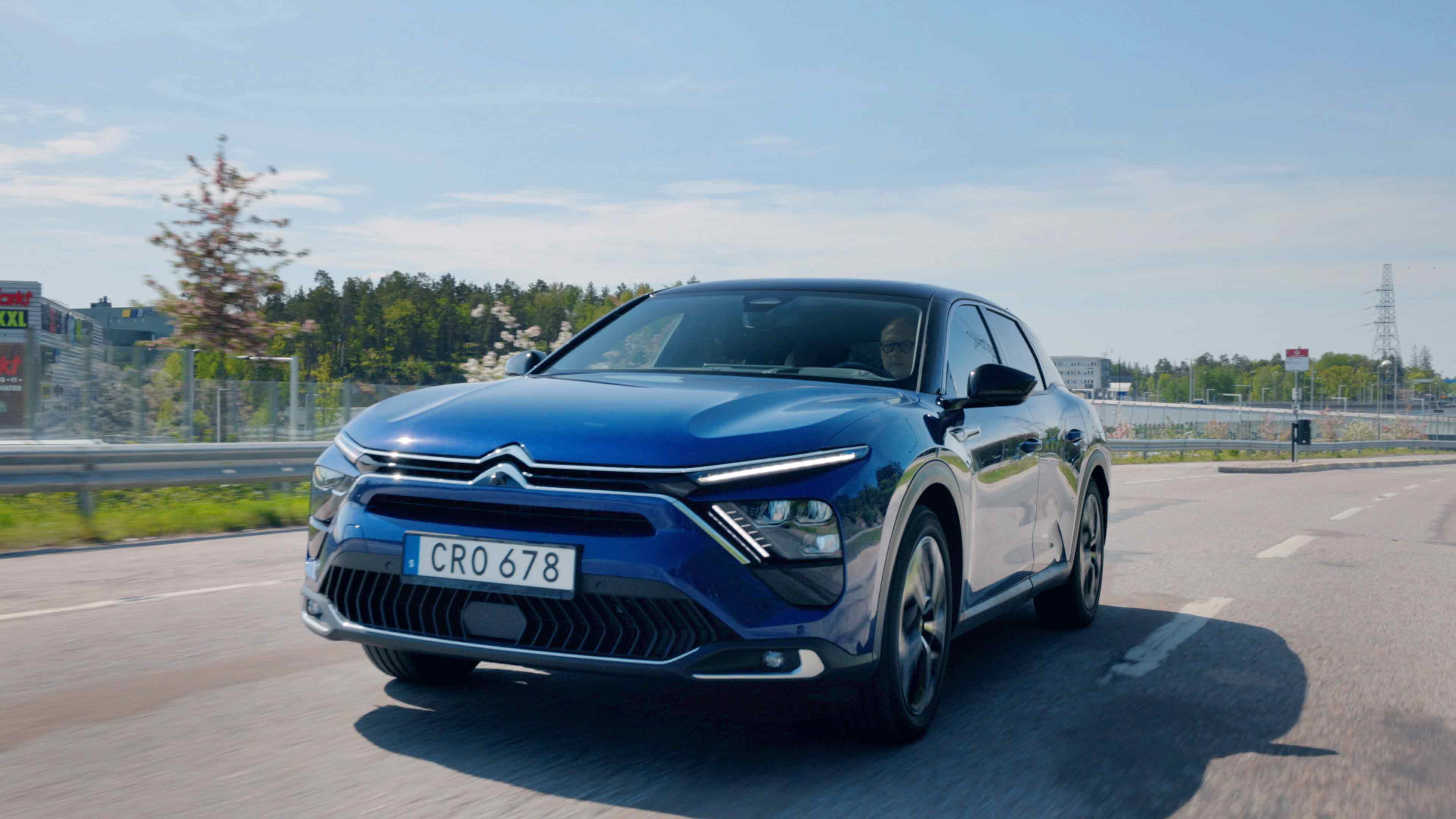 Provkörning av nya Citroën C5 X