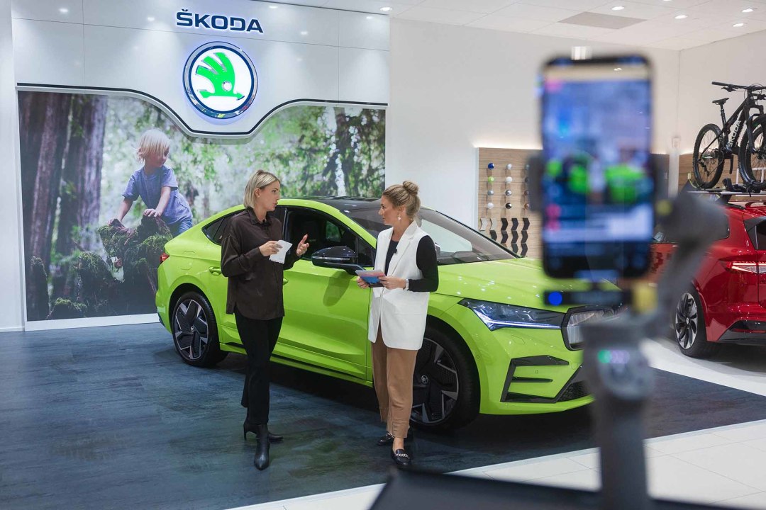 Liveshopping med ŠKODA Enyaq