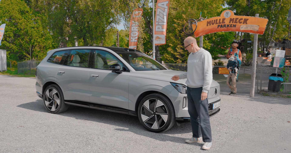 Provkörning av Volvo EX90 - Wayke