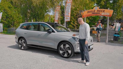 Provkörning av Volvo EX90