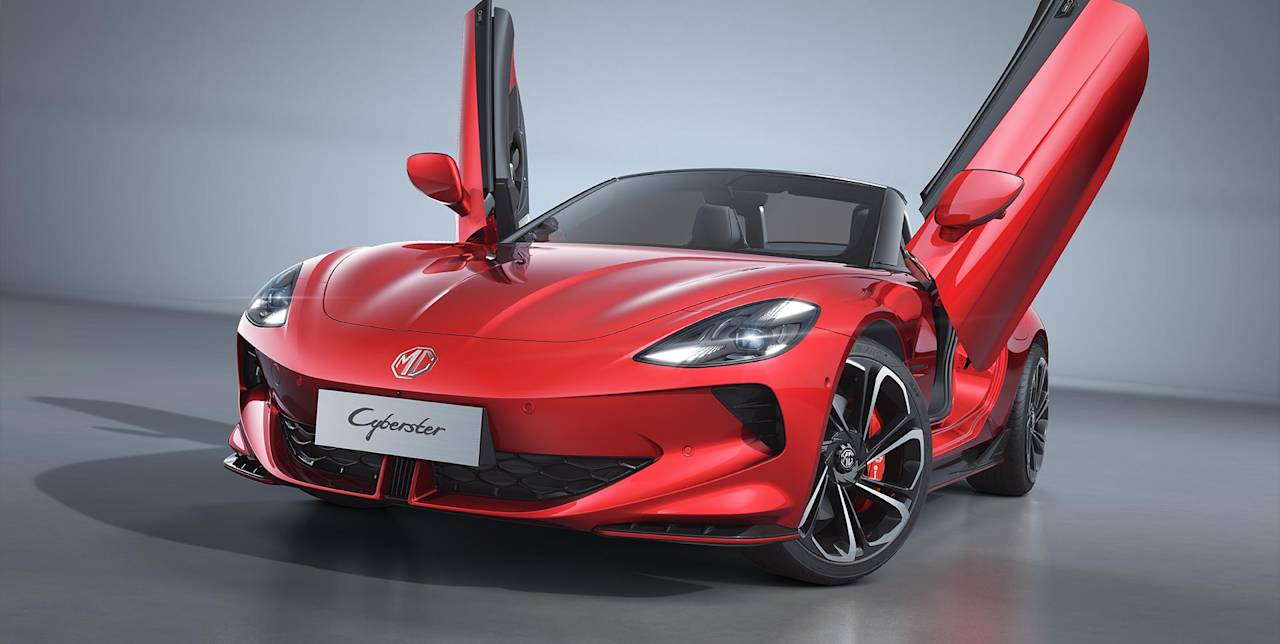 Nu är MG:s elektriska roadster Cyberster här