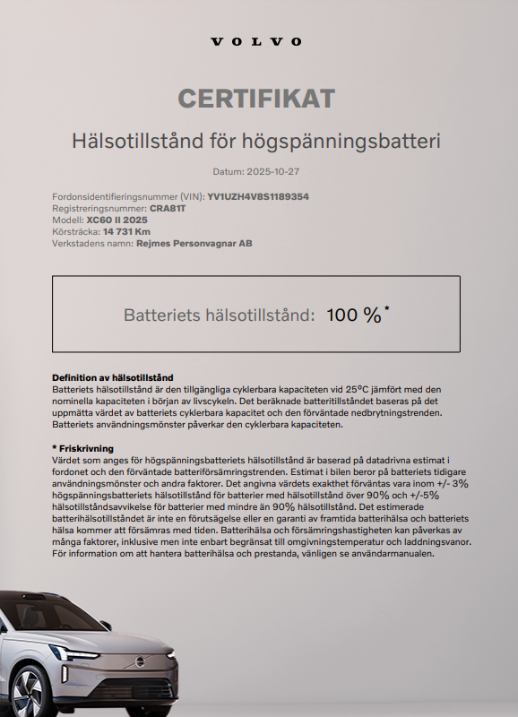Volvo XC60 Recharge T6 AWD Geartronic, 350hk, 2025